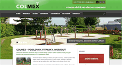 Desktop Screenshot of colmex.cz