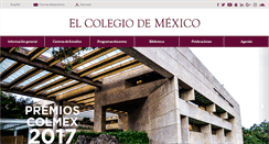 Desktop Screenshot of colmex.mx