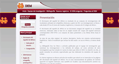 Desktop Screenshot of dem.colmex.mx