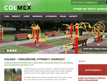 Tablet Screenshot of colmex.sk